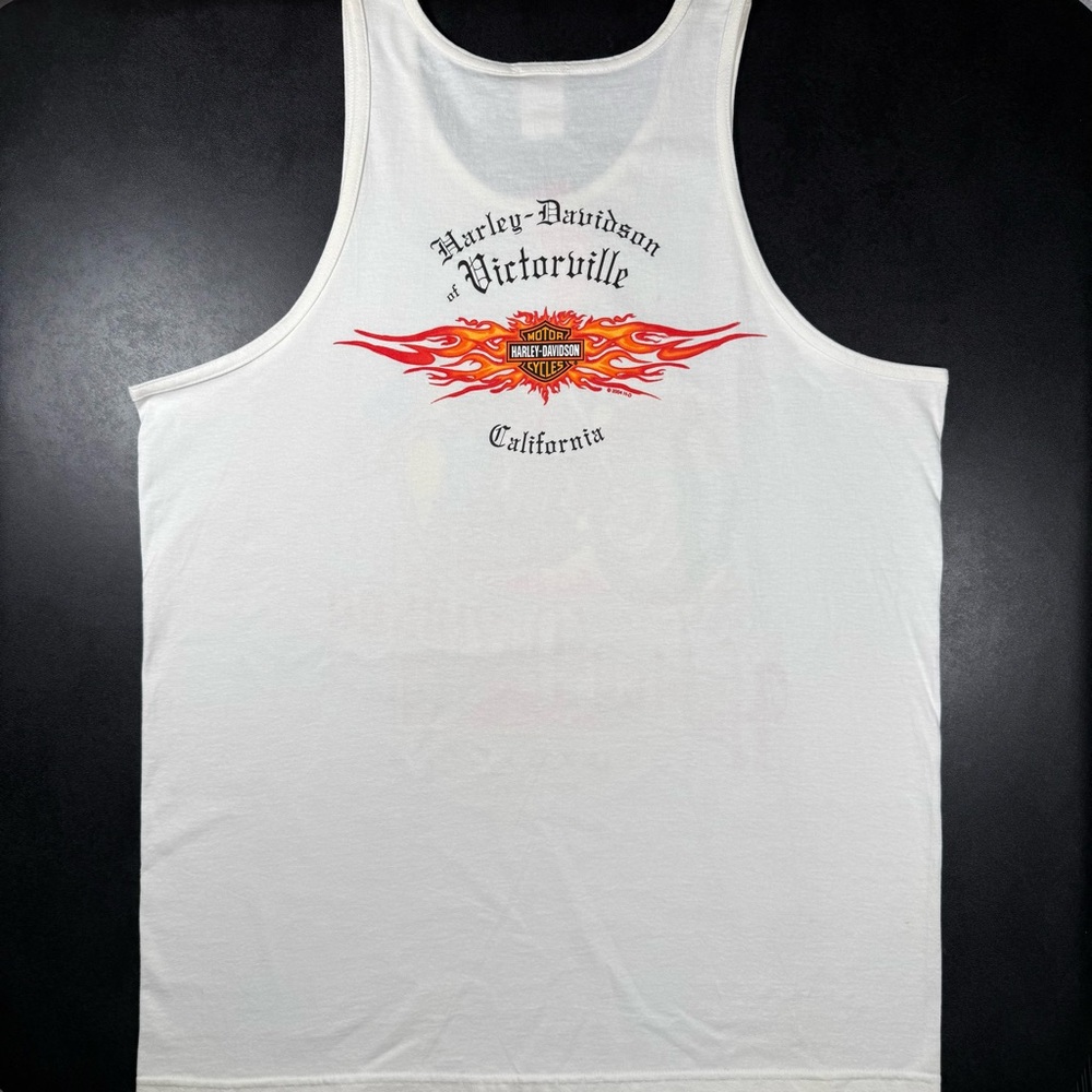 Lot of 2 - NWT Vintage Harley-Davidson Tank Top Biker Eagle USA Flag  XL - Picture 5 of 15